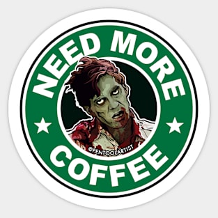 Daily Coffee Addict! Sticker